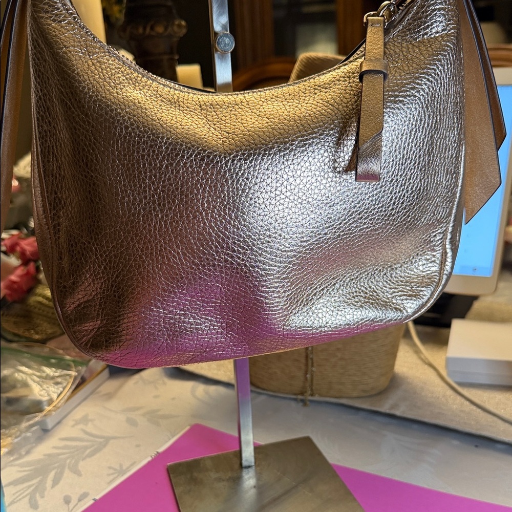 Kate Spade Metallic Golden Leather Shoulder Bag
